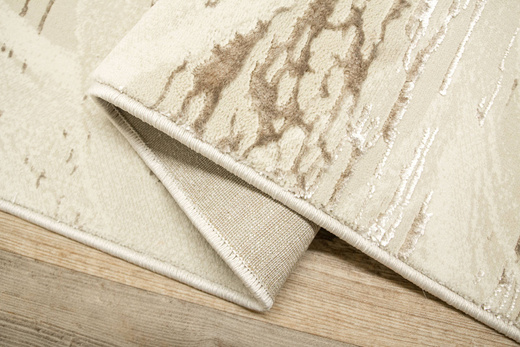 Lśniący Dywan Allora Plus F693A cream/beige Beż Krem Tynk