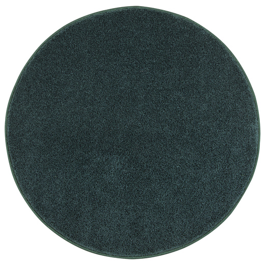 Okrągły Dywan Koło Phuket 40 Butelkowa Zieleń Shaggy