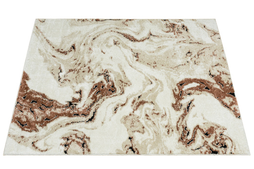 Dywan Bosa K421A cream/somon Kremowy Miedziany Marmur
