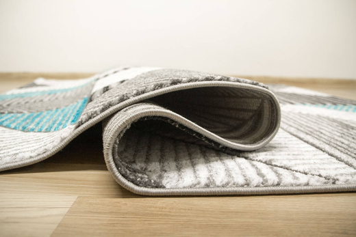 Dywan Amelia A632A grey/turquoise Szary Turkusowy Linie Paski Kreski