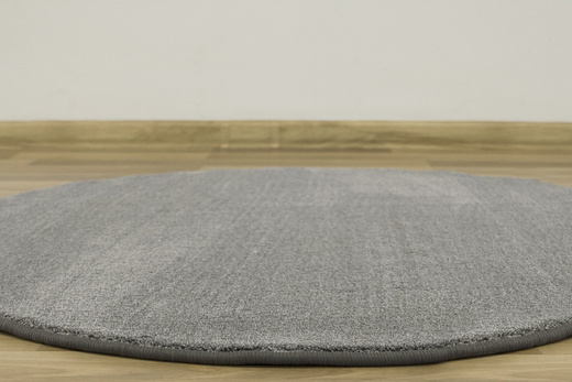 Okrągły Dywan Koło Bounty 76 Srebrny Szary