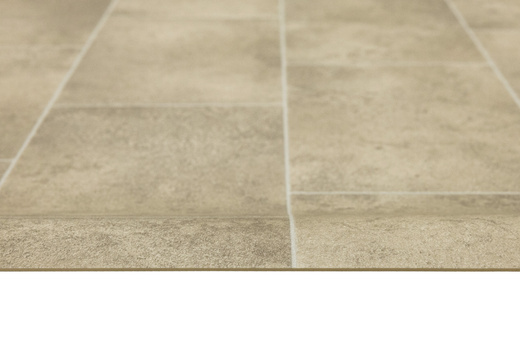 Wykładzina PCV Bingo Galerie 534 Beż Płytki szerokość 1 m