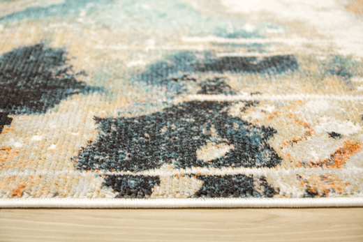 Dywan Lucca 9815B l.grey/cream Abstrakcyjny Turkus Grafit Łosoś