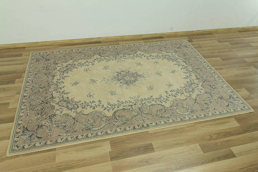 Wełniany Dywan Agnella Isfahan Dafne Alabastrowy