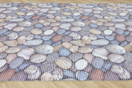 Mata Łazienkowa 242A Kamyki szerokość 130 cm