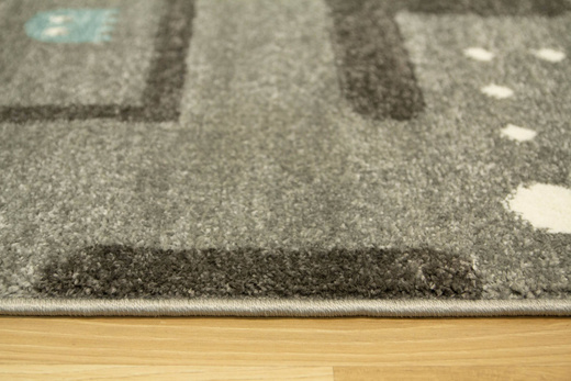 Dywan Dziecięcy Lima 9374B l.grey/d.grey Szary Grafit