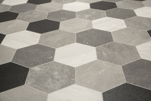 Wykładzina PCV Rimini Pembroke 909M Plastry Miodu szerokość 1,5 m