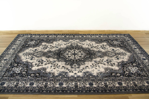 Dywan Ornamentowy Isfahan Almas Szary