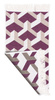 Dwustronny Dywanik Chodniczek Orient 40x70 3 Romby Fiolet