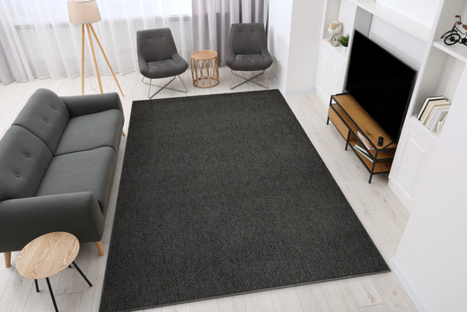 Wykładzina New Topaz Antracyt Gruby Splot Gruby Filc szerokość 4 m