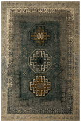 Dywan Wełniany Dywilan Polonia Ashan Light Blue Niebieski Beż