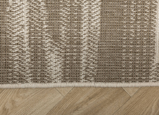 Dywan Dwustronny Sznurkowy Brussels 205768/10620 linen Jasny Beż Krem Liście Outdoor