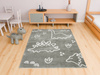  Dywan Dziecięcy Lima C879A l.grey/cream Dinozaury Szary Krem