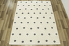 Dywan Karo 6064A grey/white 43 Krem Kropki Szare