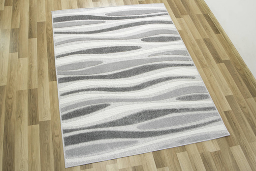 Dywan Sznurkowy Stella D408A l.grey/d.grey Szary Srebrny Krem