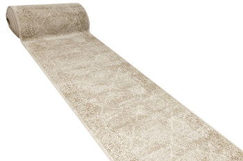 Chodnik Allora Plus 7754A l.beige Beż Krem Złoty Ornament szerokość 100 cm