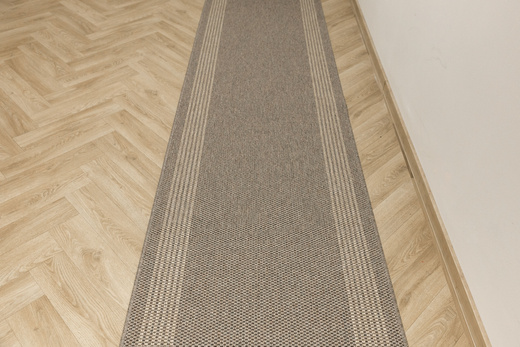 Chodnik Sznurkowy Antypoślizgowy Natura Loper 3415 Beż Paski szerokość 80 cm