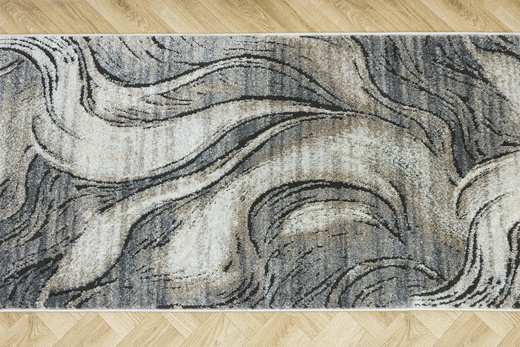 Chodnik Matara P176A m.grey/sp.antra Szary Fale szerokość 100 cm