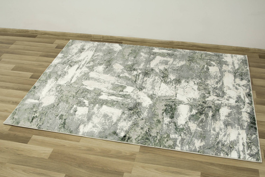 Dywan DAVINCI 2443A d.green/beige Y04/45 Butelkowa Zieleń Beż