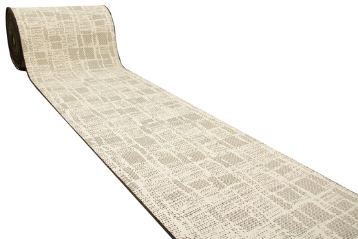 Dwustronny Sznurkowy Chodnik Brussels 205467/10110 Night Antracyt Krem szerokość 80 cm