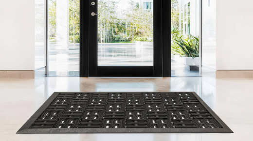 Wycieraczka gumowa M01 ażurowa paski