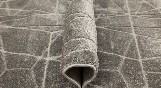 Chodnik Aruba G162A d.grey/grey Szary Romby Linie szerokość 80 cm