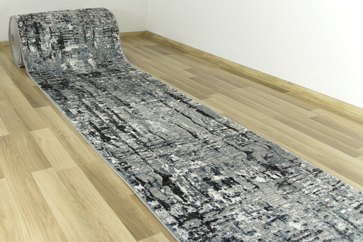 Chodnik Home NP138 grey/navy szerokość 80 cm