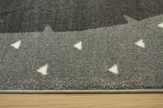 Dywan Dziecięcy Lima C885A l.grey/cream Zebra Róż Krem Szary