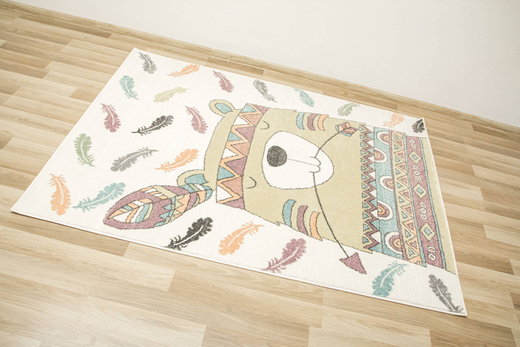 Dywan Dziecięcy Lima G760A cream/yellow Misio Indianin