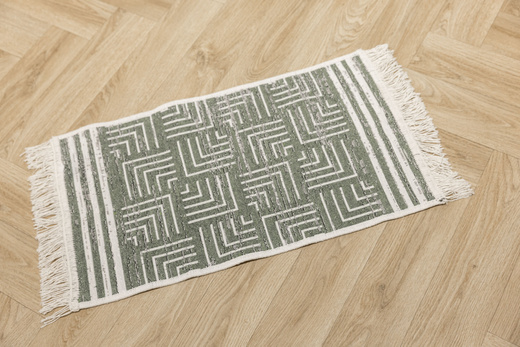 Dwustronny Dywanik Chodniczek Orient 40x70 1 Green Zieleń Krem