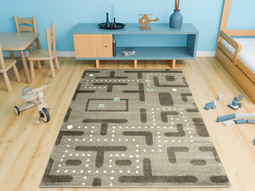 Dywan Dziecięcy Lima 9374B l.grey/d.grey Szary Grafit