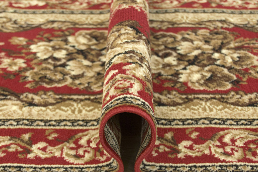 Chodnik Gold 235/22 bordowy szerokość 70 cm