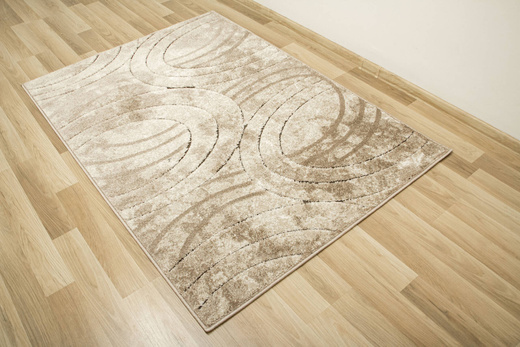 Dywan Fashion 32006/120 Koła Elipsy Krem Beż