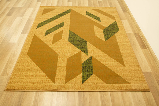 Dywan Agnella Standard Kanas Beż Oliwka Abstrakcja