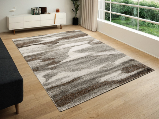 Dywan Ponte N282A l.grey/d.grey Szary Brąz