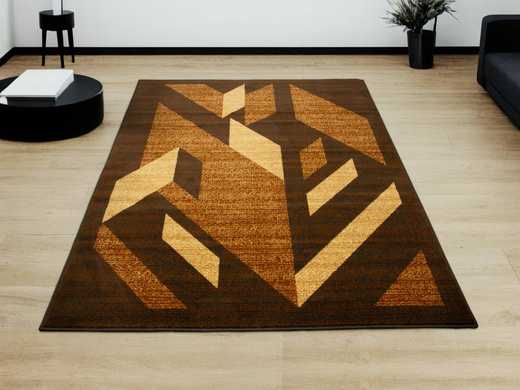 Dywan Agnella Standard Kanas Cynamon Beż Brąz Abstrakcja