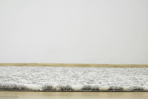 Puszysty Dywan Pulpy Shaggy A526C d.grey/cream Szary Krem Beż Romby