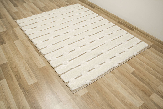 Dywan Shaggy Lula Soft IM49A Krem Beż Kropki