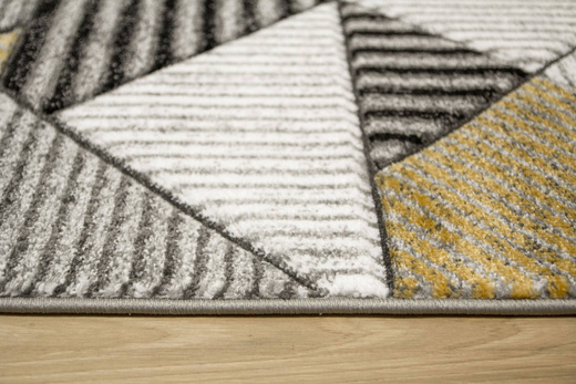 Dywan Amelia A632A grey/d.yellow Szary Żółty Linie Paski Kreski