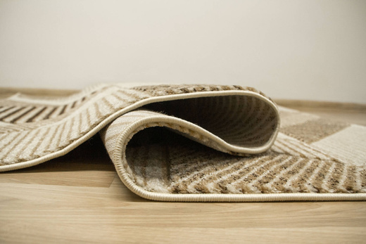 Dywan Amelia A632A cream/beige Beżowy Brązowy Geometryczny Linie Paski Kreski