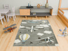  Dywan Lima 9359B l.grey/cream Samoloty Szary Krem