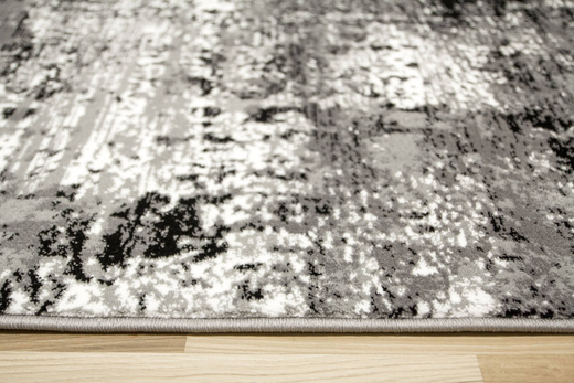 Dywan Victoria B876A d.grey/l.grey Abstrakcyjny Przecierany Szary Czarny Krem Tynk