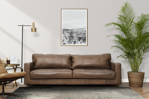 Wełniany Dywan Agnella Isfahan Leno Siwy Beton