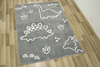  Dywan Dziecięcy Lima C879A l.grey/cream Dinozaury Szary Krem
