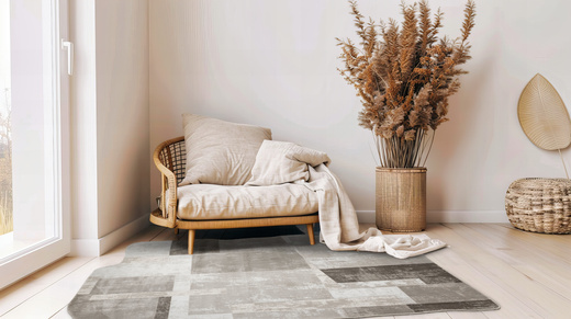 Dywan Selena GS004A Cream/Beige Szary Beżowy Ksztalt