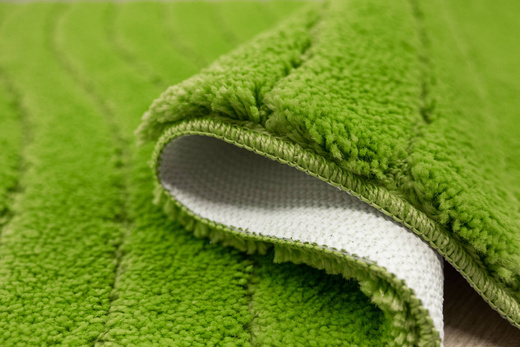 Dywanik Łazienkowy Antypoślizgowy Sara Green/Lime Jasny Zielony Fale