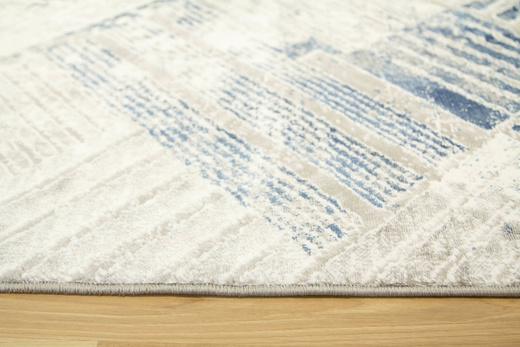 Dywan Home 354 grey/navy Szary Niebieski Paski