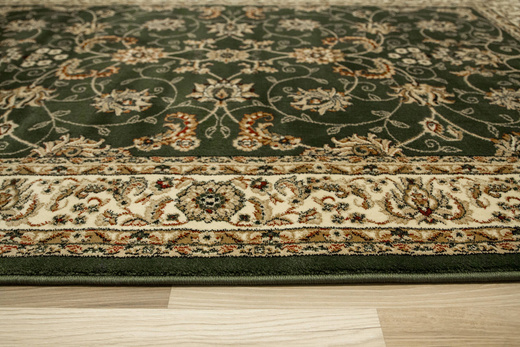 Dywan Super Rose 2338A d.green/cream Ornament Zieleń Brąz Czerwień