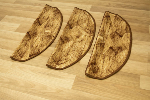 Nakładki półokrągłe Brush 17 Brąz