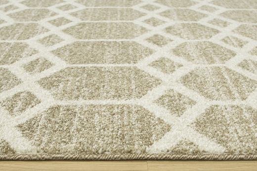 Dywan Dutch Level A167A beige Beż Krem Romby Plastry Miodu